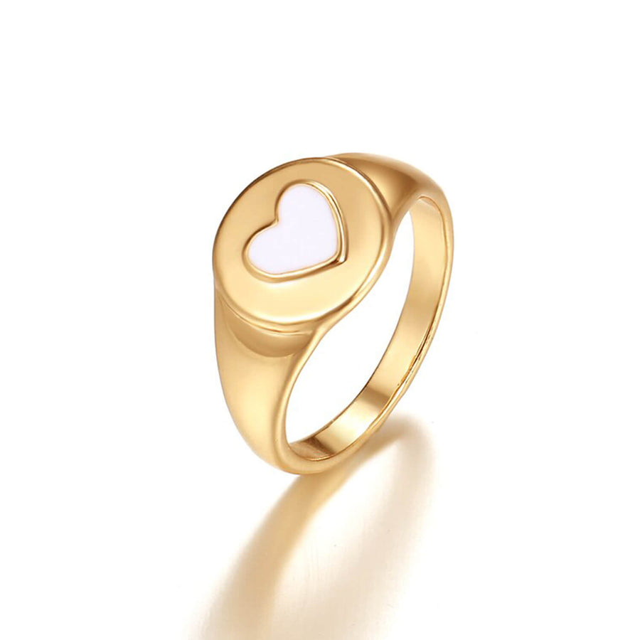 Exquisites 18K Gold Herz-Ring für anspruchsvollen Luxus und zeitlose Eleganz