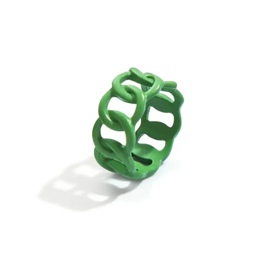 Inner Peace Ring in Grün - Ein harmonischer Ring für inneren Frieden und Ausgeglichenheit.